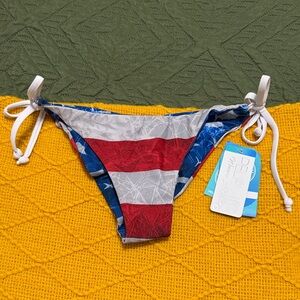 Pelagic Multicolor Bikini Bottom with Side Ties